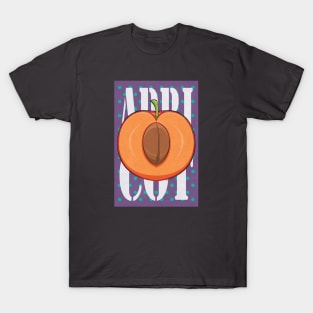 Apricot Retro Poster T-Shirt